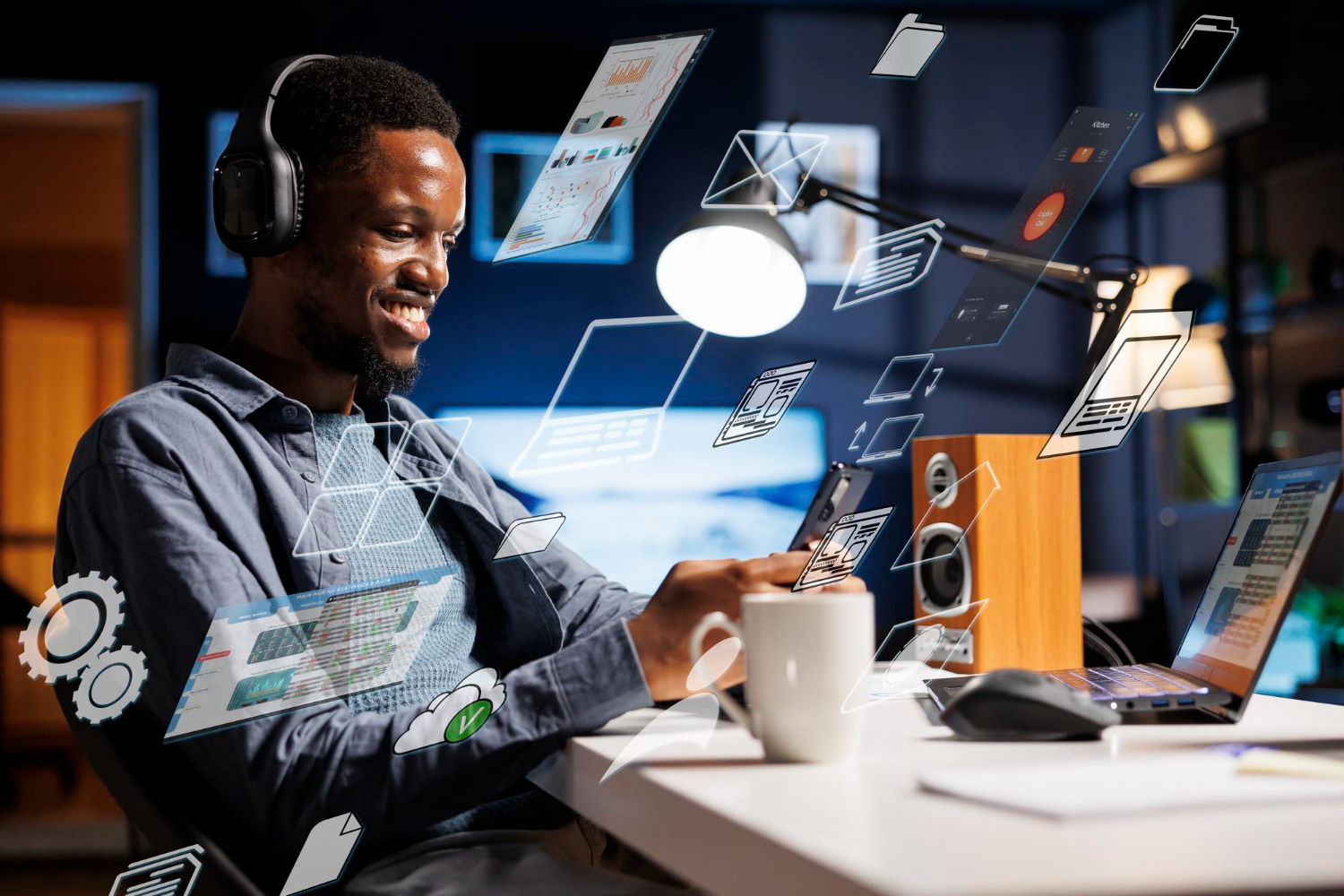 Digital services illustration